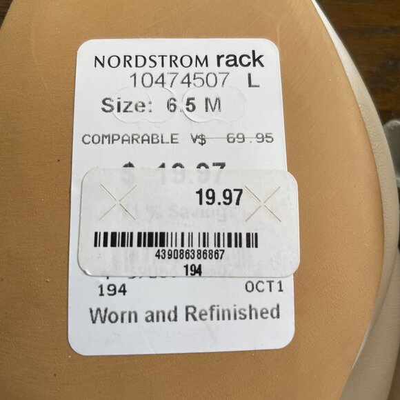 NEW White Genuine Leather Brass Plum Nordstrom Bow Loafers - Picture 6 of 7